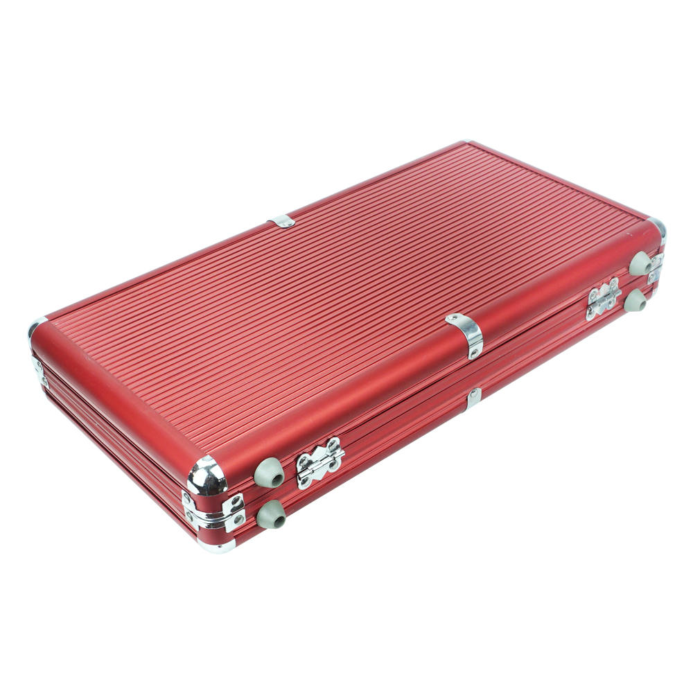 AC21-8 Red 300 Chip Aluminum Box