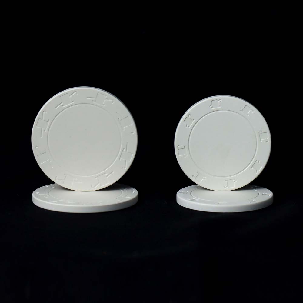 Casino keramik gambling game tokens 43mm 39mm blank ceramic chips custom mold carving hat poker chips gambling game coins